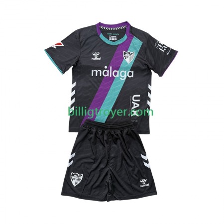Billige Fotballdrakter Malaga CF Barn Bortedraktsett 2025/26 Kortermet